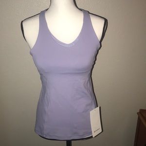NWT stash and run tank light purple, with bralet